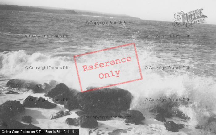 Photo of Scarborough, Rough Sea 1908