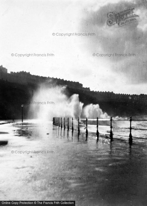Photo of Scarborough, Rough Sea 1908