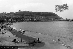 South Bay And Castle Hill c.1950, Scarborough
