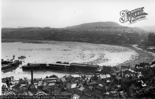 Photo of Scarborough, South Bay And The Harbour c.1955