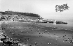 South Bay And The Harbour c.1955, Scarborough