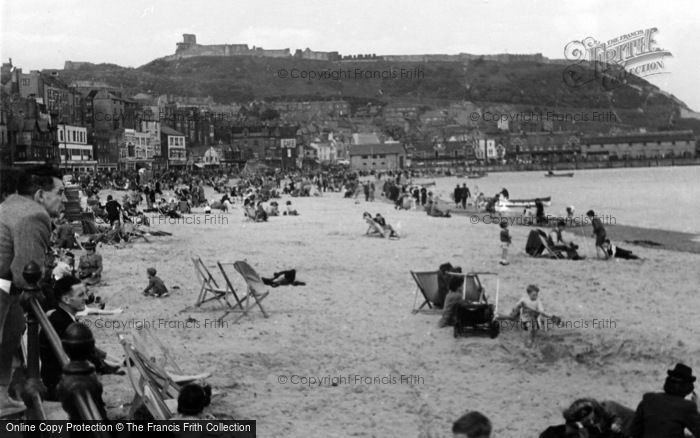 Photo of Scarborough, South Bay, The Sands c.1955