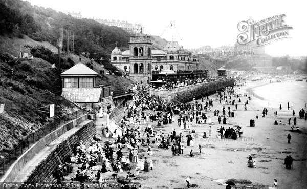Photo of Scarborough, Spa Promenade And Sands 1890