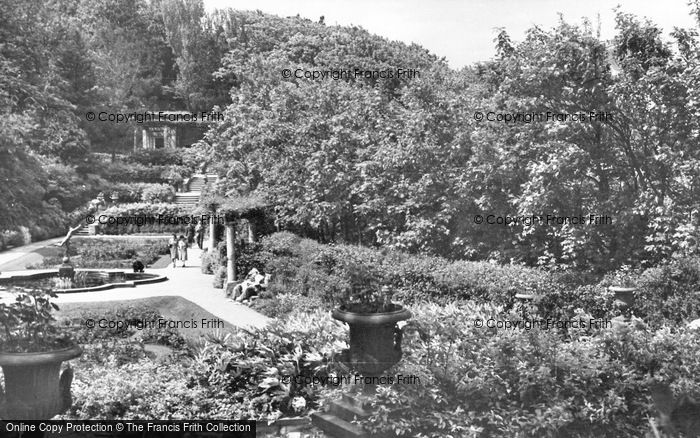 Photo of Scarborough, Terraces, Italian Gardens c.1955