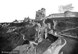 The Castle And Walls c.1955, Scarborough