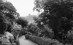 The Castle From St Nicholas Gardens c.1950, Scarborough
