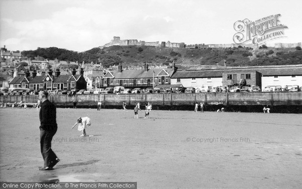 Photo of Scarborough, The Castle From The Beach c.1960