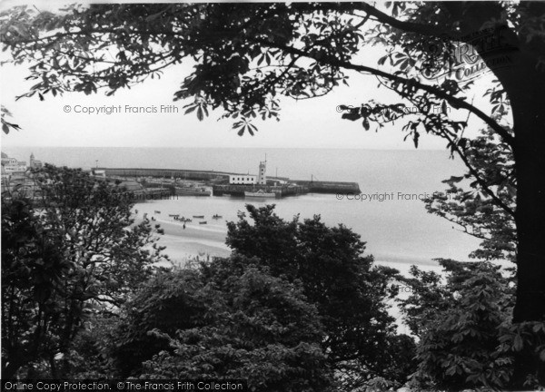 Photo of Scarborough, The Harbour From St Nicholas Gardens c.1950