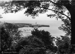 The Harbour From St Nicholas Gardens c.1950, Scarborough