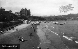 The Sands And Bathing Machines c.1885, Scarborough
