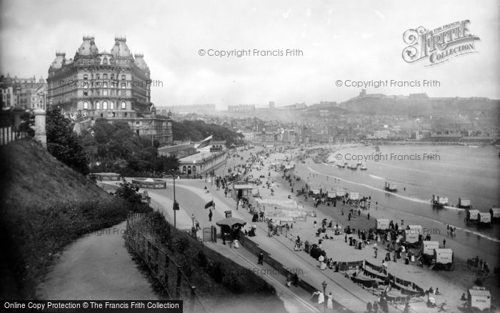 Photo of Scarborough, The Sands From Spa Gardens 1890