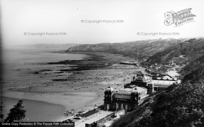 Photo of Scarborough, The Spa And The Sands c.1955