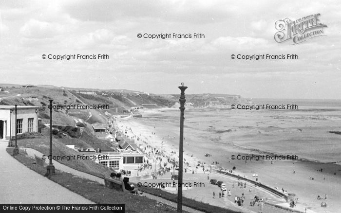 Photo of Scarborough, View From North Cliffs c.1955