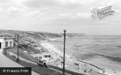 View From North Cliffs c.1955, Scarborough