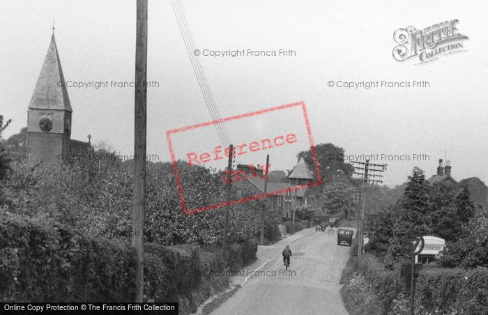 Photo of Scaynes Hill, Church And Lewes Road c.1955