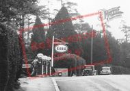 Scaynes Hill, Lewes Road Filling Station c.1960, Scayne's Hill