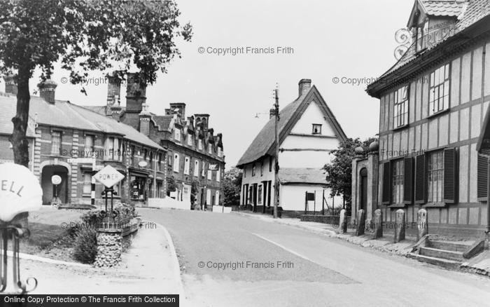 Photo of Scole, The Village c.1955