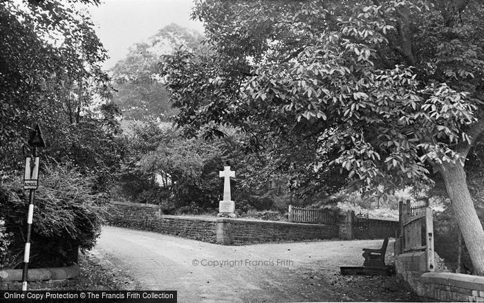 Photo of Scorton, The War Memorial c.1950