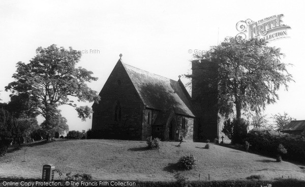Photo of Scotby, All Saints Church c.1955