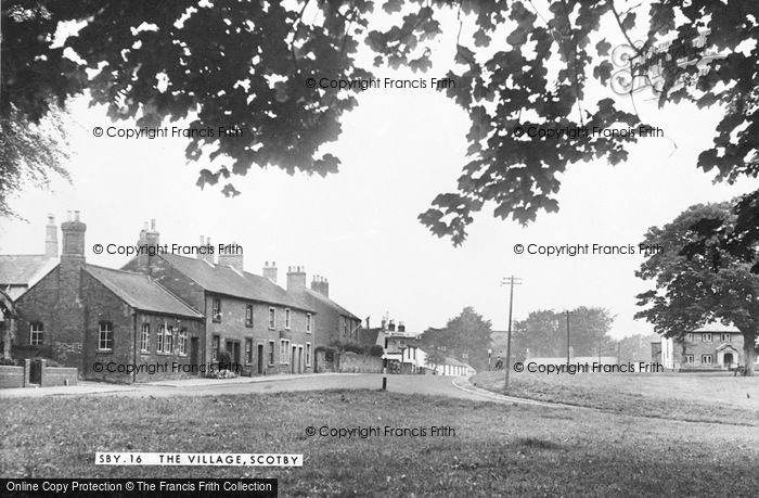 Photo of Scotby, The Village c.1955