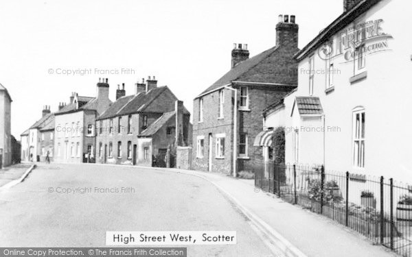 Photo of Scotter, High Street West c.1955