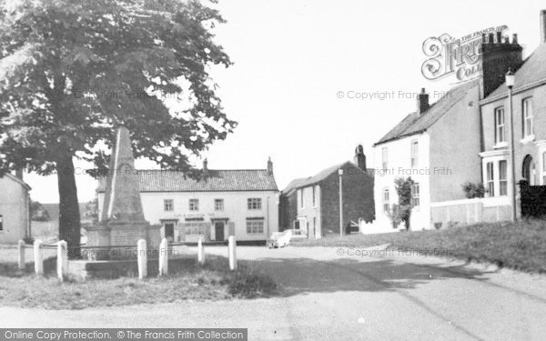 Photo of Scotter, The War Memorial c.1955