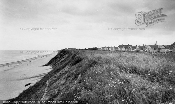 Photo of Scratby, The Cliffs And The Beach c.1955