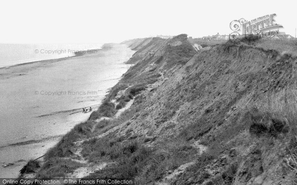 Photo of Scratby, The Cliffs c.1955