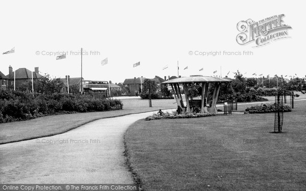 Photo of Scunthorpe, Ashby Road And Queen's Gardens c.1955