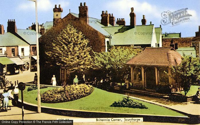 Photo of Scunthorpe, Britannia Corner c.1960