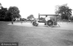 Children's Play Area, Old Steam Roller c.1965, Scunthorpe