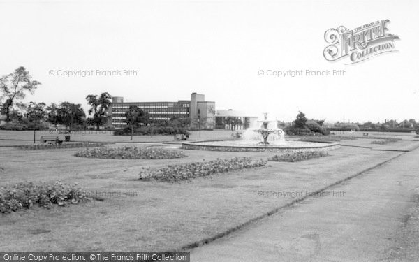 Photo of Scunthorpe, Civic Centre And Gardens c.1965