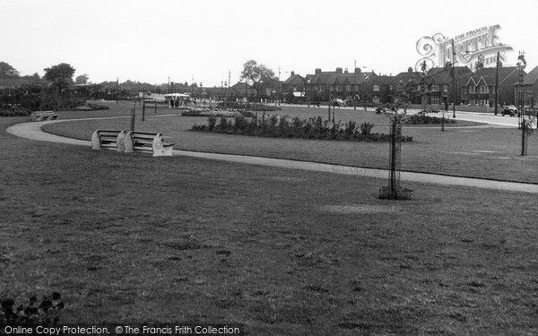 Photo of Scunthorpe, Festival Gardens c.1955