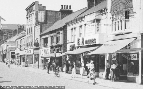 Photo of Scunthorpe, High Street Shops c.1955