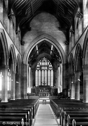St John's Church, Interior 1904, Scunthorpe