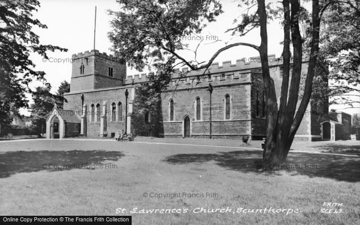 Photo of Scunthorpe, St Lawrence's Church c.1955