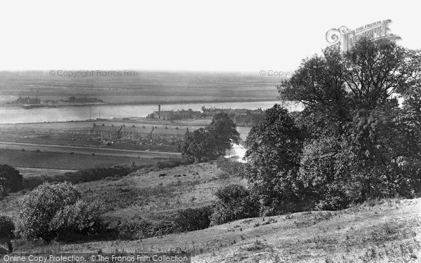 Photo of Scunthorpe, View From Burton Hill 1904