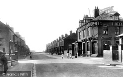 Wells Street, Looking North 1904, Scunthorpe