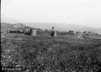 Sea of Galilee, and Tiberias c1868