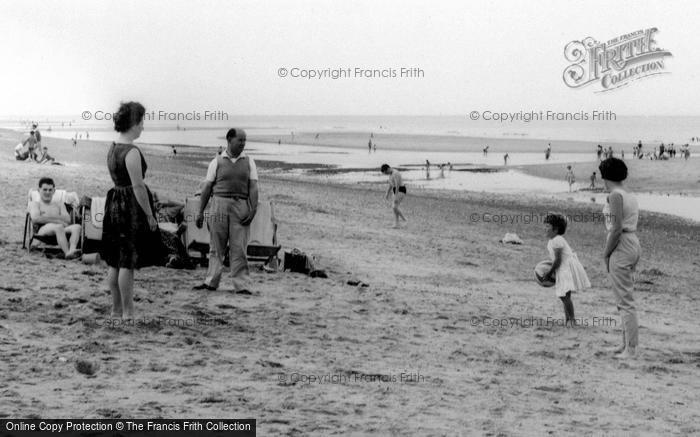 Photo of Sea Palling, A Ball Game On The Beach c.1960