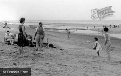 A Ball Game On The Beach c.1960, Sea Palling