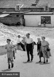 A Family On Beach Road c.1955, Sea Palling