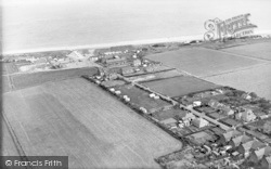 Aerial View Of Golden Beach Caravans c.1955, Sea Palling