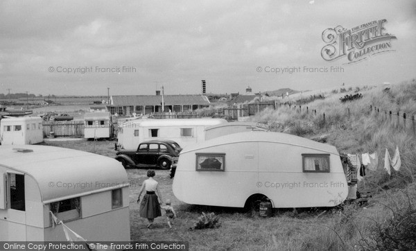 Photo of Sea Palling, Caravans And The Lifeboat Inn c.1955