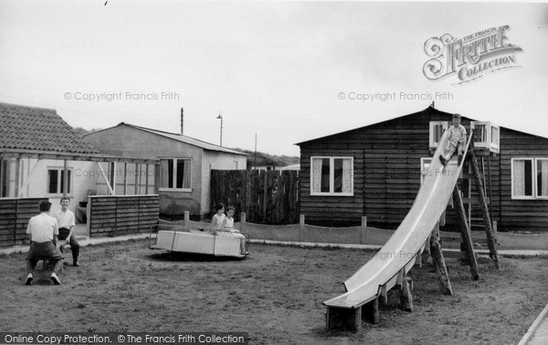 Photo of Sea Palling, Children's Playground, Caravan Site c.1955
