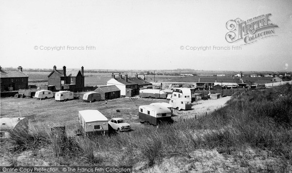 Photo of Sea Palling, Golden Beach Caravan Site c.1955