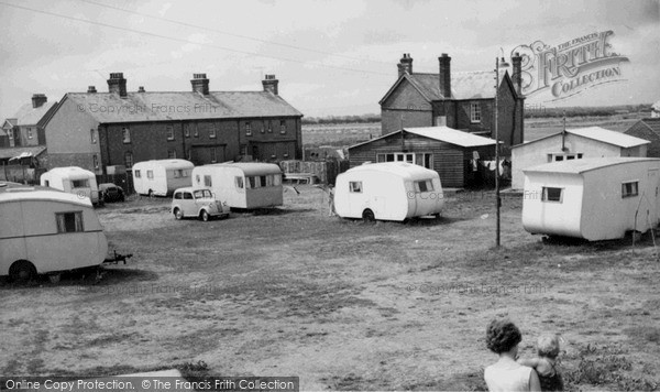 Photo of Sea Palling, Golden Beach Caravan Site, Site A c.1955