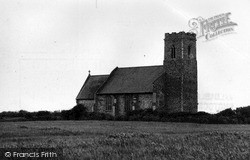St Margaret's Church c.1955, Sea Palling