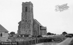 St Margaret's Church c.1960, Sea Palling