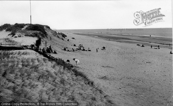 Photo of Sea Palling, The Beach c.1950